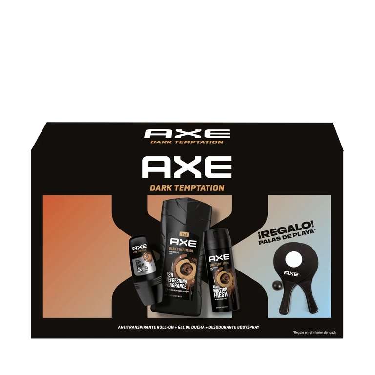 Axe Pack Regalo Dark Temptation + Palas gratis