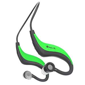 NGS Auriculares Deportivos Bluetooth con Micrófono Runner Green