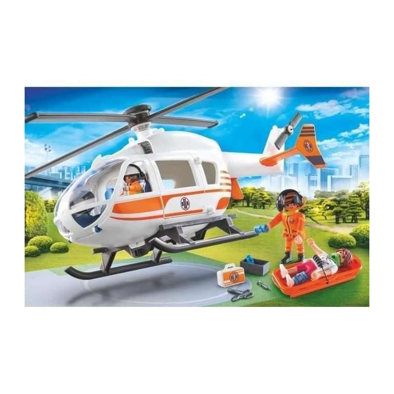 PLAYMOBIL City Life 70048 Helicóptero de Rescate