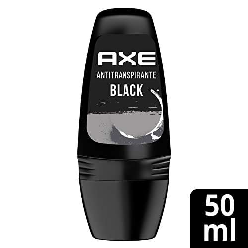 Axe Desodorante para Hombre Roll On Black 50ml - Pack de 6
