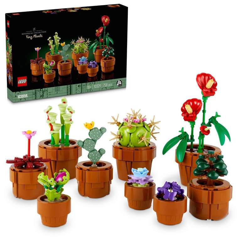 LEGO Icons Plantas Diminutas 10329 [25,99€ NUEVO USUARIO]
