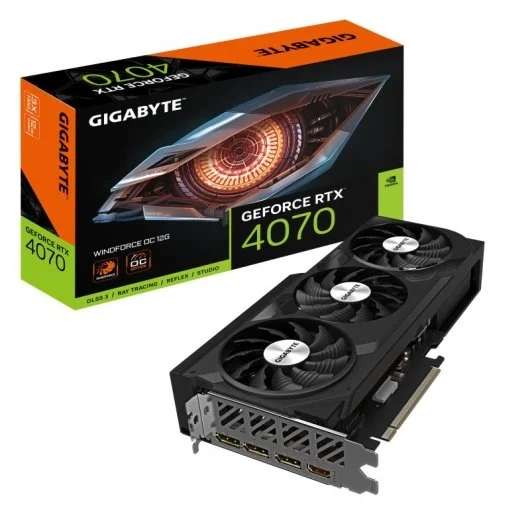 Gigabyte GeForce RTX 4070 Windforce OC 12 GB GDDR6X DLSS3 (+Amazon)