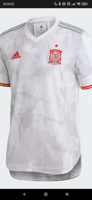 Camiseta segunda equipación España