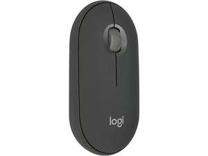 Logitech Pebble 2 M350S, Ambidiestro, Multidispositivo, 4000 ppp, Botones personalizables, Windows-Mac, Clics silenciosos