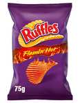 2x Ruffles Flamin Hot Patatas Fritas Onduladas Picantes 75 gr. 1'12€/ud