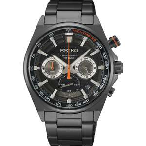 Reloj Seiko Neo Sports Chronograph Black Dial Quartz