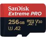 SanDisk 256 GB Extreme PRO tarjeta de memoria microSDXC + adaptador SD + RescuePRO Deluxe