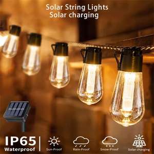 Guirnalda de bombillas solares IP65