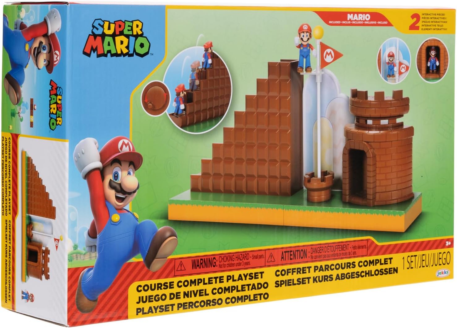 Super Mario Jakks Pacific Final + Mario 6cm