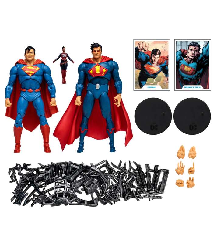 DC Multiverse Superman vs Superman de Tierra-3 con Atomica