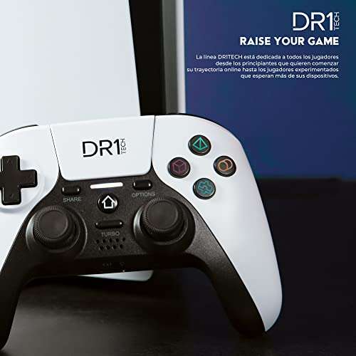 DR1TECH ShockPad II Mando Para PS4 / PS3 Inalambrico - Gaming Controller DESIGN NEXT-GEN Compatible con PC