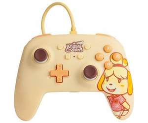 Mando con cable Pro para Nintendo Switch diseño Isabelle, Animal Crossing, color crema, POWER A (Alcampo La Orotava)