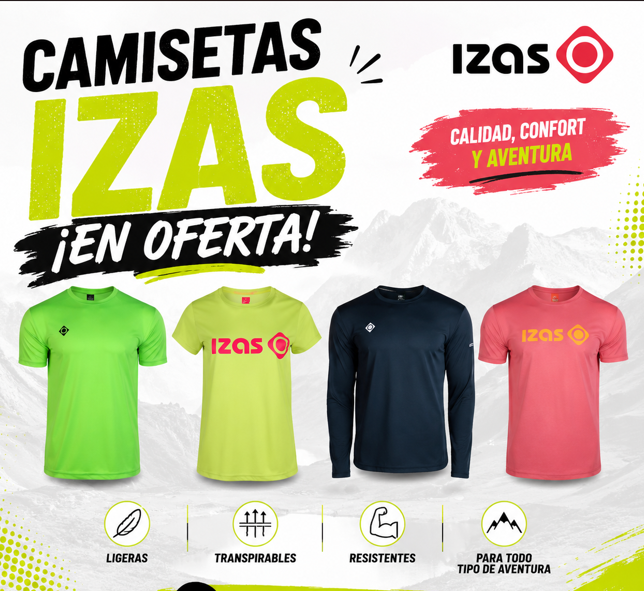 Recopilacion de camisetas IZAS en oferta / Decathlon