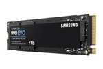 SAMSUNG 990 EVO 1 TB hasta 5.000 MB/s PCIe 4x4/5x2, NVMe2 (2280) SSD Interno (MZ-V9E1T0BW)