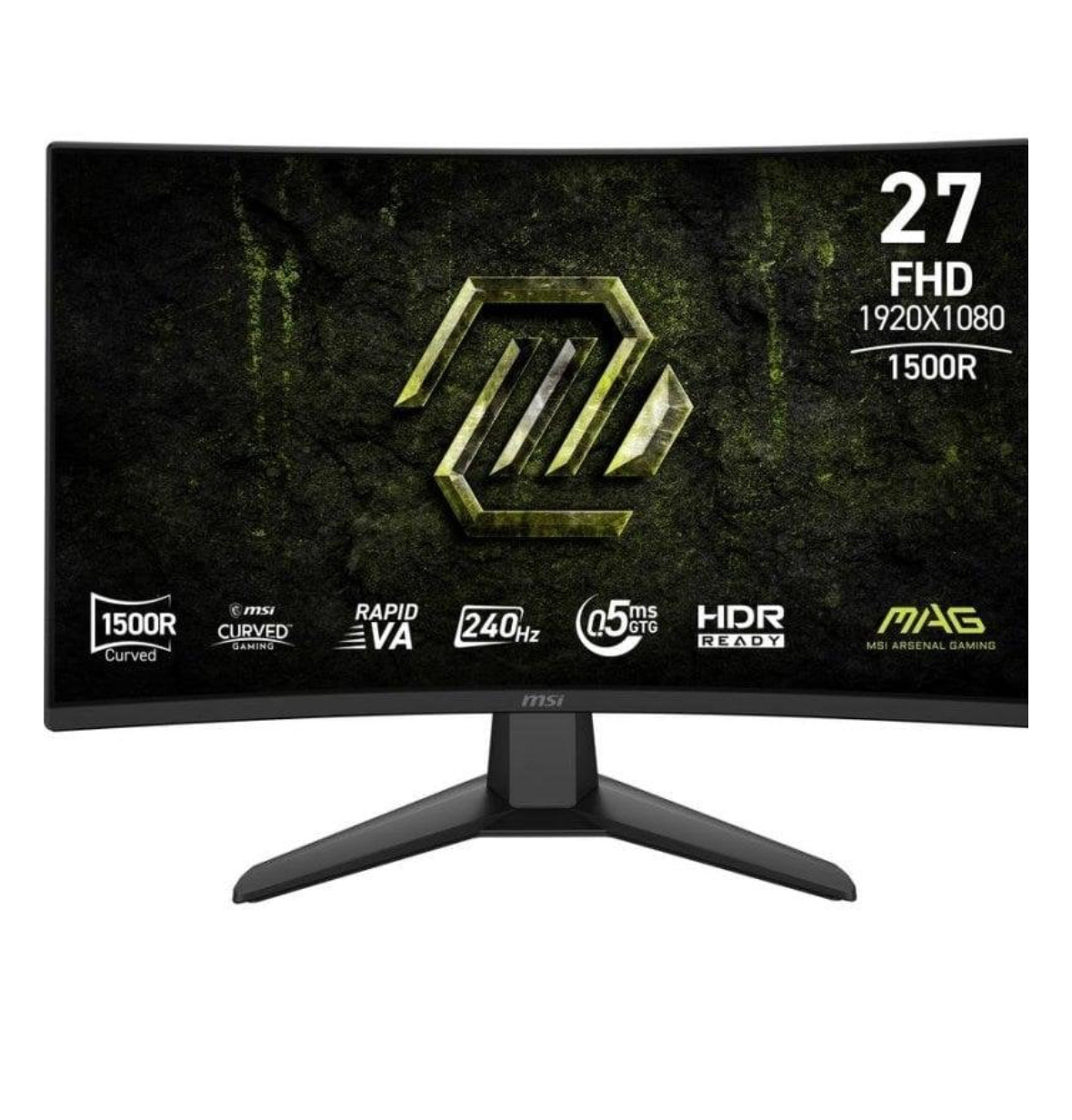 Monitor MSI MAG 274CF X24 27" FullHD 240Hz Rapid VA Curvo 0,5ms FreeSync Premium HDR (Envío y devolución GRATIS)