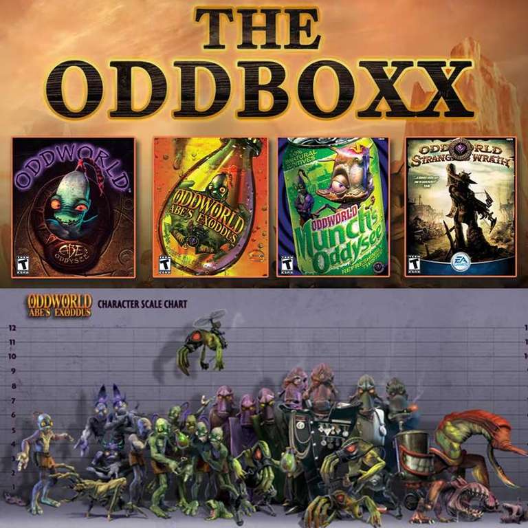 Paquete Oddboxx con los 4 juegos (STEAM)