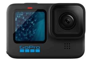 Cámara deportiva - GoPro Hero 11 Black, 5.3K, 24.7 MP, SuperFoto, HDR, HyperSmooth 5.0, Slo-Mo x8, Sumergible 10m, Negro - Tb en Amazon