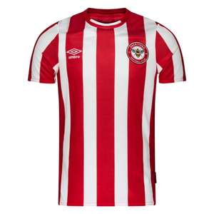 Camiseta Brentford Home Jersey oficial con el 65% de descuento por sólo 29,75 € de la marca UMBRO -Liga Inglesa fútbol - temporada 22-23 -