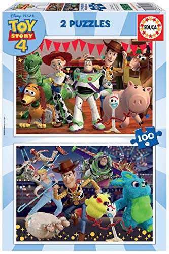 Toy Story 4. Set de 2 Puzzles con 100 Piezas