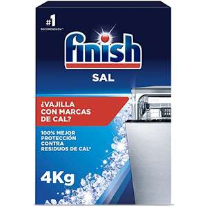 Finish Sal para Lavavajillas 8kg por 10,02 (Compra recurrente + primera compra = 16 kg por 14,03 euros)