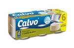 3x Packs de 6 Latas Calvo Atún Claro en Aceite de Oliva