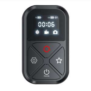 TELESIN-mando a distancia inalámbrico para GoPro Hero 12, 11, 10, 9, 8 Max, 80M, Wifi, Bluetooth, pantalla LED
