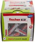 fischer DUOPOWER 10 x 50, caja redonda con 55 tacos fischer universales,