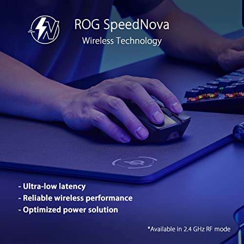 ASUS ROG Gladius III Wireless AimPoint - Ratón Gaming ASUS ROG Gladius III Wireless AimPoint - Ratón Gaming (Triple 2.4GHz RF, 36000 dpi)