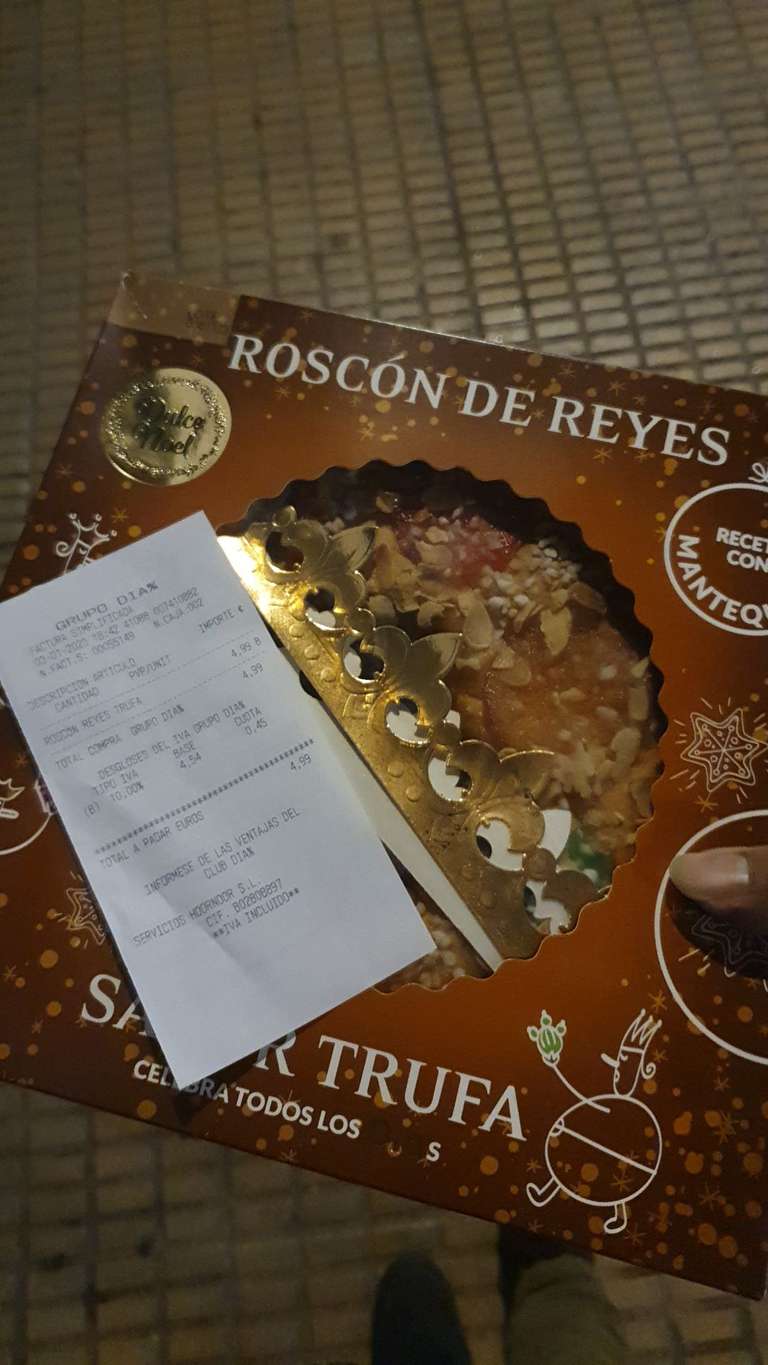 Roscon de Reyes de Trufa o Nata a 4.99€€