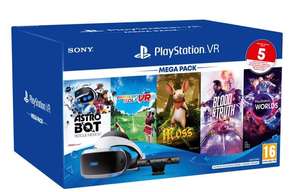 PlayStation VR (Modelo ZVR2) + Camara + Mega Pack 3 (5 Juegos)