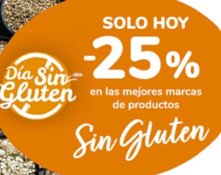 Día sin gluten Carrefour (-25% en cheque)