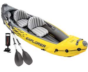 Kayak Hinchable INTEX Explorer K2 con 2 Remos 312 x 91 x 51 cm