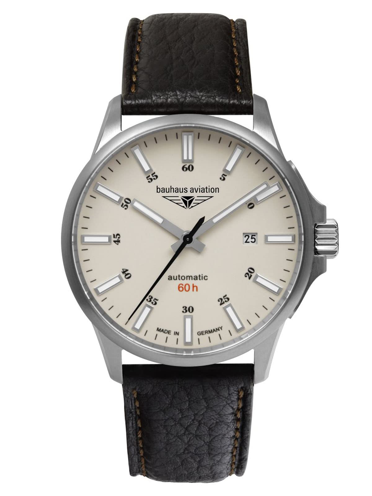 Reloj Bauhaus Aviation Titanium (automático movimiento Citizen-Miyota 8315 y zafiro)