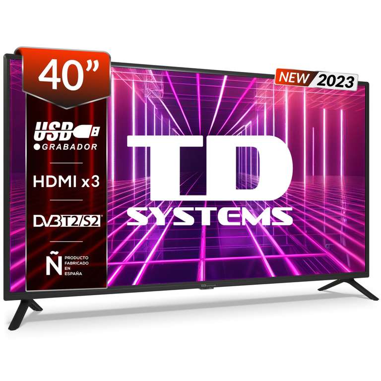 Televisor 40" Full HD TD Systems M40C14F