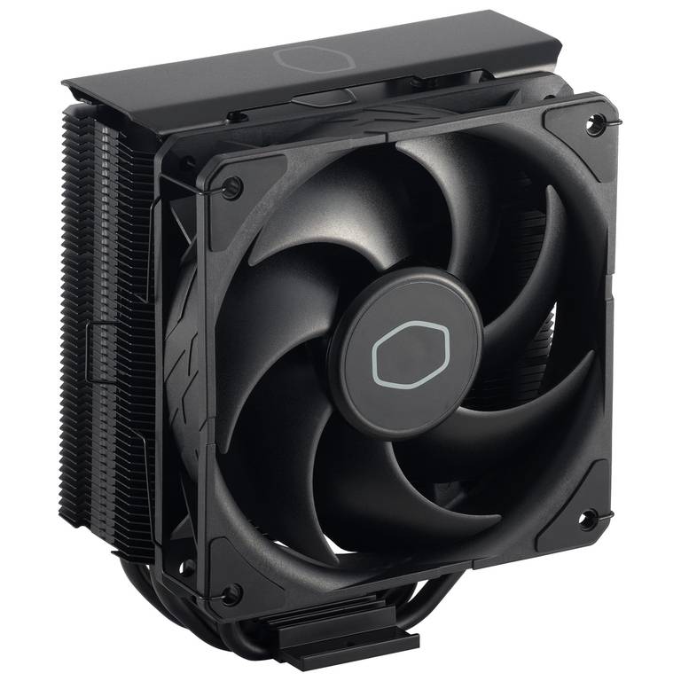 Disipador de CPU Cooler Master Hyper 212 Black — Acabado Negro, Contacto Directo, SickleFlow 120 Edge, AM5/LGA1700