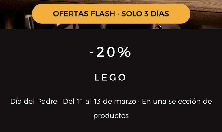 LEGO -20% en ECI y LTC