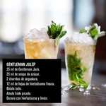 Jack Daniel's Gentleman Jack Tennessee Whiskey, Doble Filtrado,Sabor Vainilla y Cítrico, 40% Vol. Alcohol, 700ml