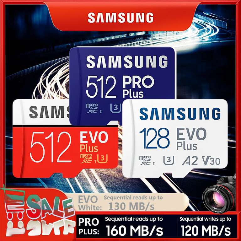 Tarjeta microSD original Samsung 128GB EVO Plus