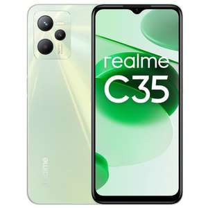 Realme C35 - Unisoc T616, 6,6" Full HD+, 4GB+64 GB, 5000 mAh, Glowing Green