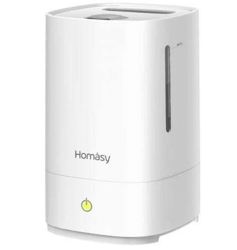 Humidificador de aire Homasy de 4,5L para dormitorio grande, aire fresco para bebé, ultra silencioso, apagado automático