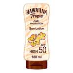 Hawaiian Tropic Silk Hydration Protective Loción Solar Protectora resistente al agua, Protección Alta, SPF 50, 180 ml