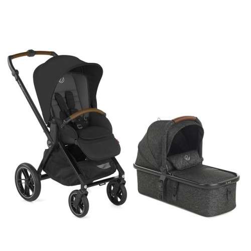 Carro de bebé dúo Jané Muum Pro + Capazo Micro Cold Black negro/gris
