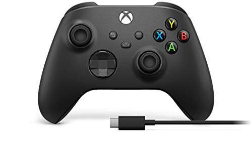 Microsoft Mando inalámbrico Xbox + cable USB-C, Controller Inalambrico Microsoft Negro Nottingham a 41.30€
