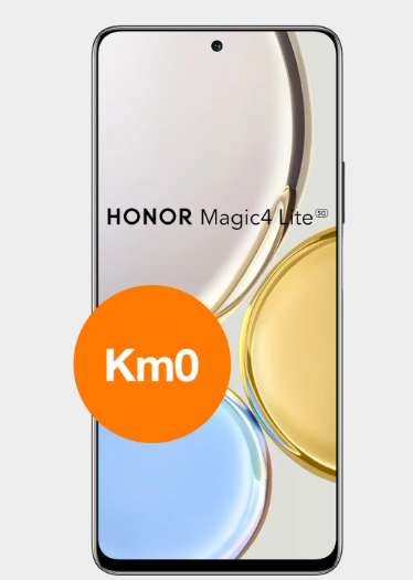 Honor Magic4 Lite 5G 128GB negro Km0 [Sin contrato ni permanencia]
