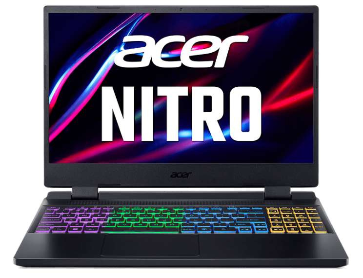 Portátil gaming Acer AN515-58,15.6" Full HD, Intel Core i5-12500H, 16GB RAM, 1TB SSD, NVIDIA GeForce RTX 3060, W11, Mochila + Ratón gaming