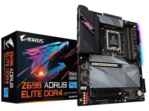 Gigabyte Z690 AORUS Elite DDR4 ATX Motherboard - Supports 12th Gen Intel Core Processors (LGA 1700)