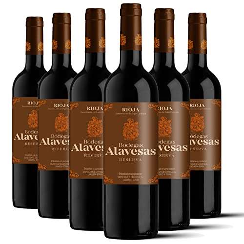 6 X Bodegas Alavesas Rioja Reserva 2017