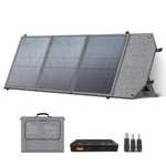 Panel Solar Plegable 100w monocristalino portátil, Módulo Solar Plegable Portátil Plegable, ideal para camping, caravanas o autocaravanas