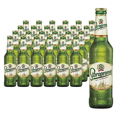 Staropramen Premium Cerveza Lager - 24 botellas de 0.33 ml - Total: 7920 ml(COMPRA RECURRENTE)