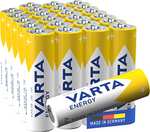 Varta Pila Energy AA Mignon LR06 (paquete de 24 unidades), pila alcalina – "Made in Germany"